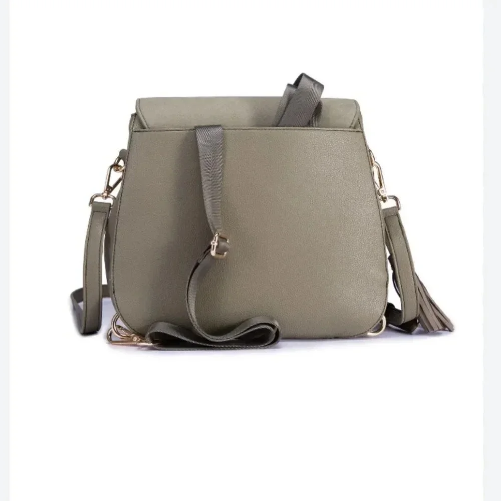 Coco and Kiwi Convertible Mini Austin Satchel in Dusk